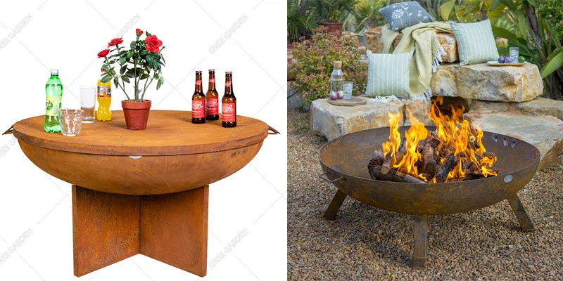 corten wood burning fire pits corten wood burning fire pits