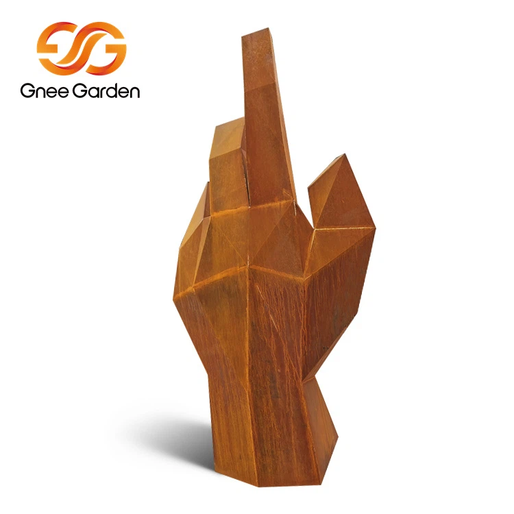 Corten gelaste metalen tuin Art
