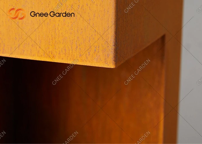 Metal Outdoor Garden Fireplace Corten