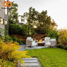 Cortenstaal rechthoekige gashaard