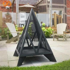 Open haard Driehoek Tuinhaard Cortenstaal