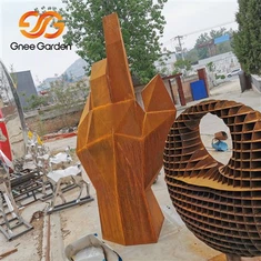 Moderne Metalgarden-sculpturen