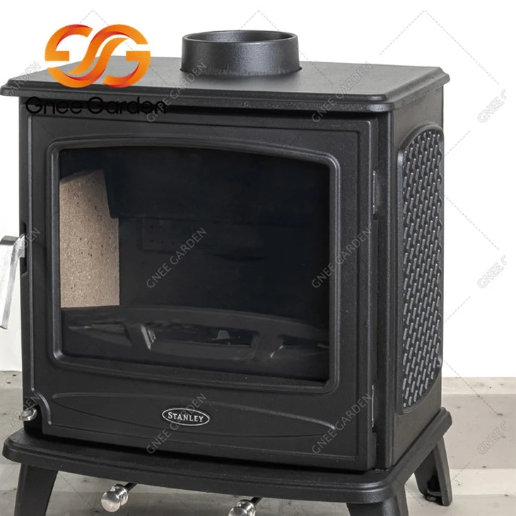 cast iron wood burning fireplace