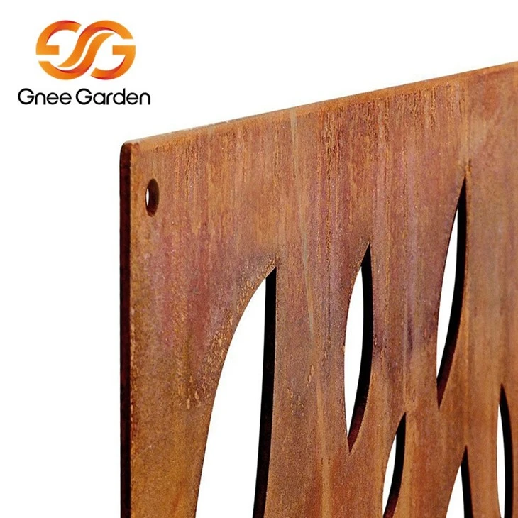corten steel decorative screens