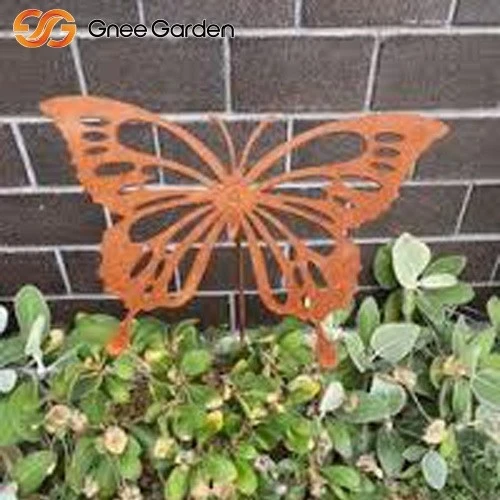 Corten Steel Garden Decorative Butterfly