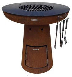 Outdoor Roest Cortenstaal Grill Barbecue Grill